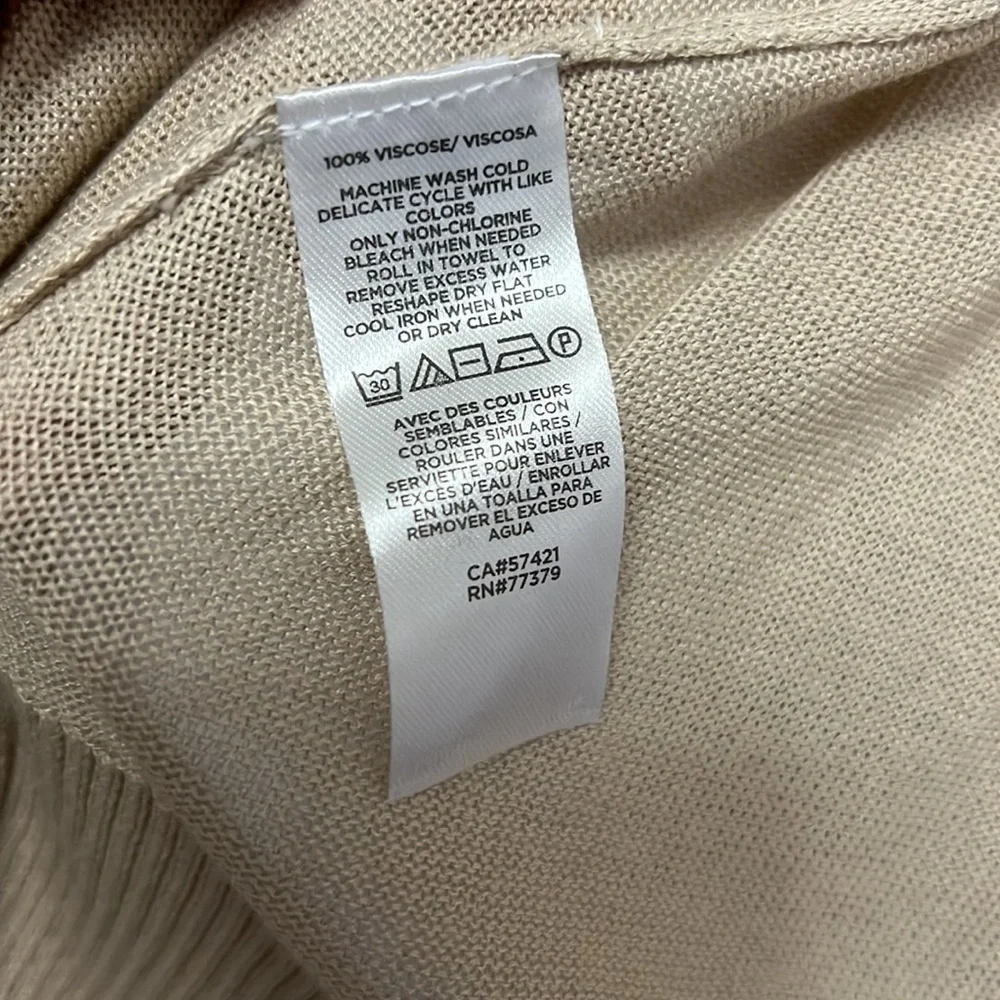 Nwt Ann Taylor Factory Cardigan Open front. Ribbed cuffs & hem. S & M - Picture 4 of 8